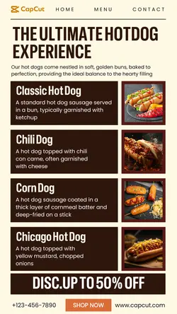 The Ultimate Hotdog Promotion Instagram Story