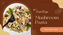 Elegant Style Food Tutorial Youtube Thumbnail 