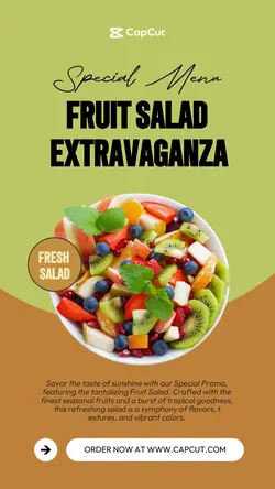 Fruit Salad Promotion Instagram Story