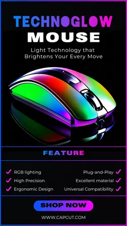 Electronics Mouse Product Display TikTok