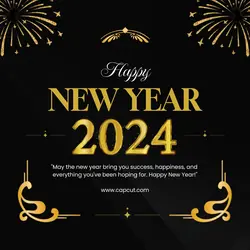 Happy New Year Instagram Post