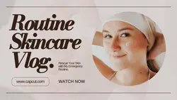 Beauty Vlog YouTube Thumbnail