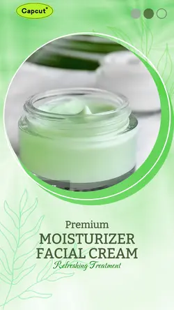 Moisturizer Cream Promotion Tiktok Minimalist