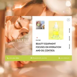 Beauty & essential oil display Simplicity