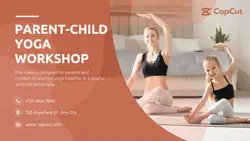 Fitness Parent-Child Yoga Branding Modern style