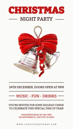 Christmas Night Party Instagram Story