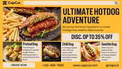 HotDog Menu Promotion YouTube Thumbnail