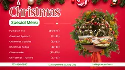 Christmas Special Menu Twitter Post