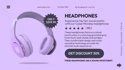 Cyber Monday Electronic Sale Twitter Post