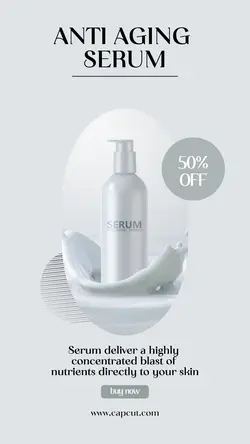 Anti Aging Serum Sale Instagram Story