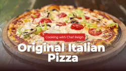 Youtube Thumbnail - Vlog - Cooking Italian Pizza