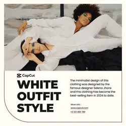 White Minimalist Fashion Product Display Instagram Post