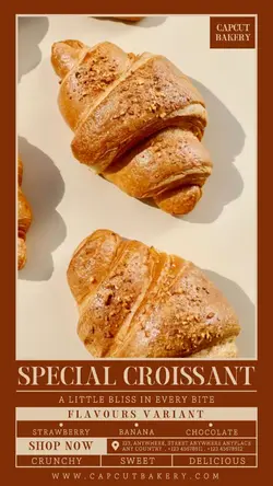 Food and Beverage croissant Bakery