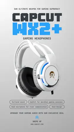 Electronic Gaming Headphones Promotion 
