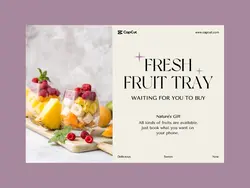   Services Fruit picking Display Minimalist