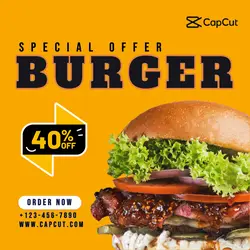 Food and Beverage - Special Offer - Burger
