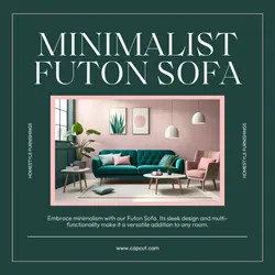Dark Green Minimalist Sofa Product Promotion Instagram Post