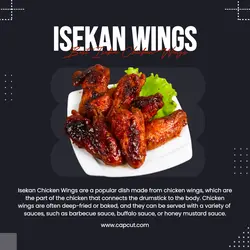 Isekan Chicken Wings Instagram Post