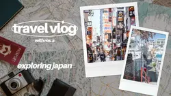 Travel Vlog Exploring YouTube Thumbnail - Vlog