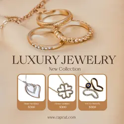 Jewelry New Collection Instagram Post Template