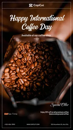 Foods&Beverage Coffee Bean Discount Minimalist