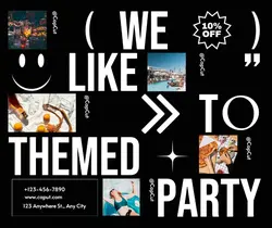 Entertainment Themed Party showcase trendy style