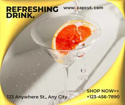 Drink Lemon Food Products Display