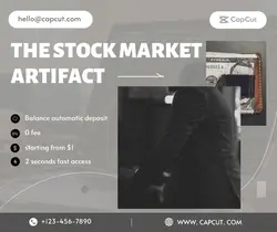 Financial stock introduction shows simple style