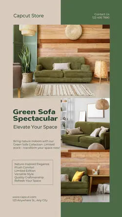 Furniture Green Template