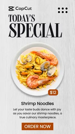 Food and Beverage - Today's Special Instagram Story