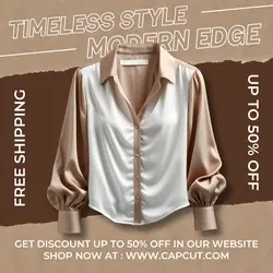 E-commerce Hero Images Fashion Women Shirt Instagram Post