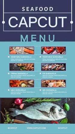 food and Beverage sales promotion instagram story deep sea