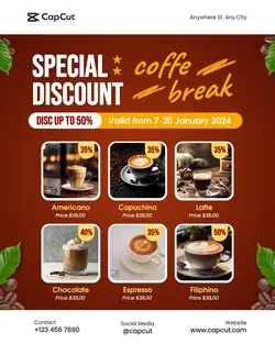Food & Beverage Coffe Product Promotion