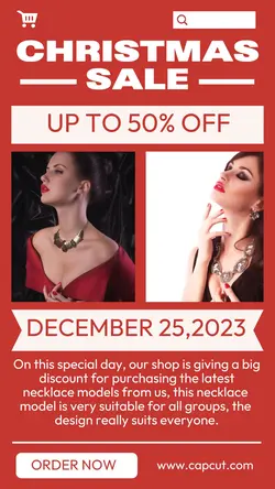 Christmas Day Sale Sales Promotion Story