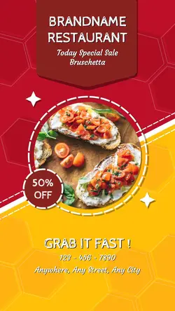 Food Promotion For Instagram Story