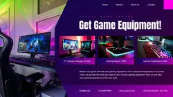 Game Equipment Promotion Twitch Banner
