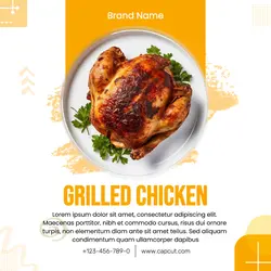 Grilled Chicken Instagram Post