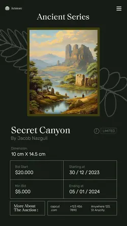 Painting Art Auction For Home Decoration Display