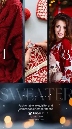 Christmas Clothing Sweaters Marketing Business