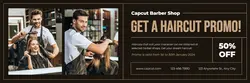 Barber Shop Promotion Twitter Header