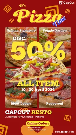 Food and Beverage Its Pizza Time