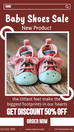 Baby Shoes Sale Promotion