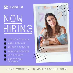 Business Teacher Recruitment Instagram Post