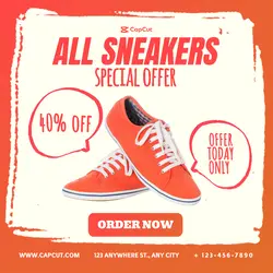 Shoe Promotion Instagram Post