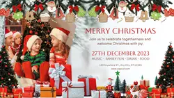 Merry Christmas Party Facebook Cover