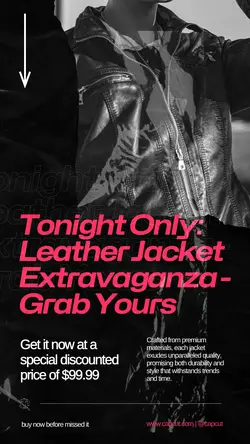 Fashion Product Midnight Sale Instagram Story