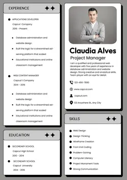 Business Resume Project Manager