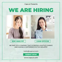 Simple Job Vacancy Instagram Post