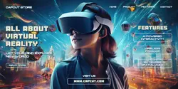 Futuristic Virtual Reality Product Display for Social Media Cover