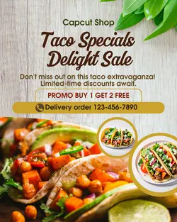 Food Tacos Promotion Instagram Portrait